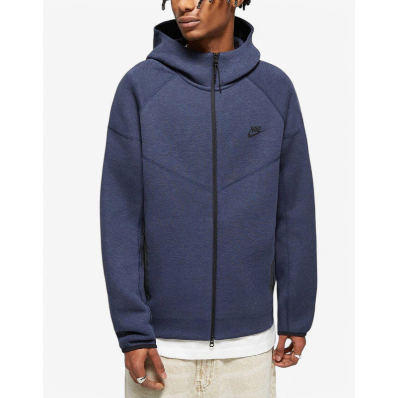 NIKE Tech Fleece Full-Zip Hoodie Blue