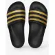 ADIDAS Adilette Aqua Slides Black/Gold