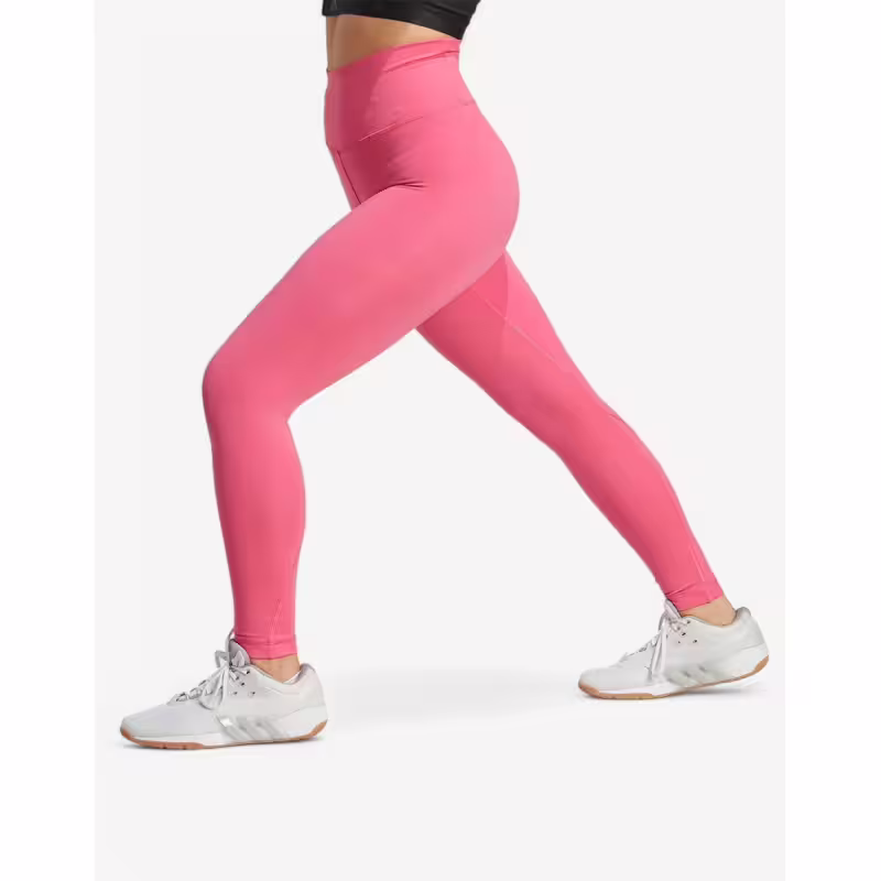 ADIDAS Optime Hyperbright Training High-Rise 7/8 Leggings Pink