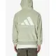 ADIDAS Basketball Velour Hoodie Halo Green