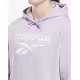 REEBOK Identity Big Logo Fleece Hoodie Purple
