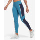 REEBOK Lux High-Waisted Colorblock Leggings Blue
