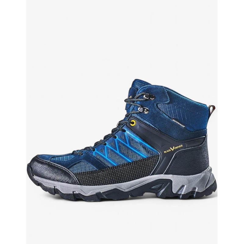 BLACK CREVICE Trekking High Waterproof Shoes Blue/Orange