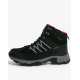 BLACK CREVICE Trekking High-Cut Waterproof Shoes Black/Pink