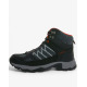 BLACK CREVICE Trekking High-Cut Waterproof Shoes Black/Red
