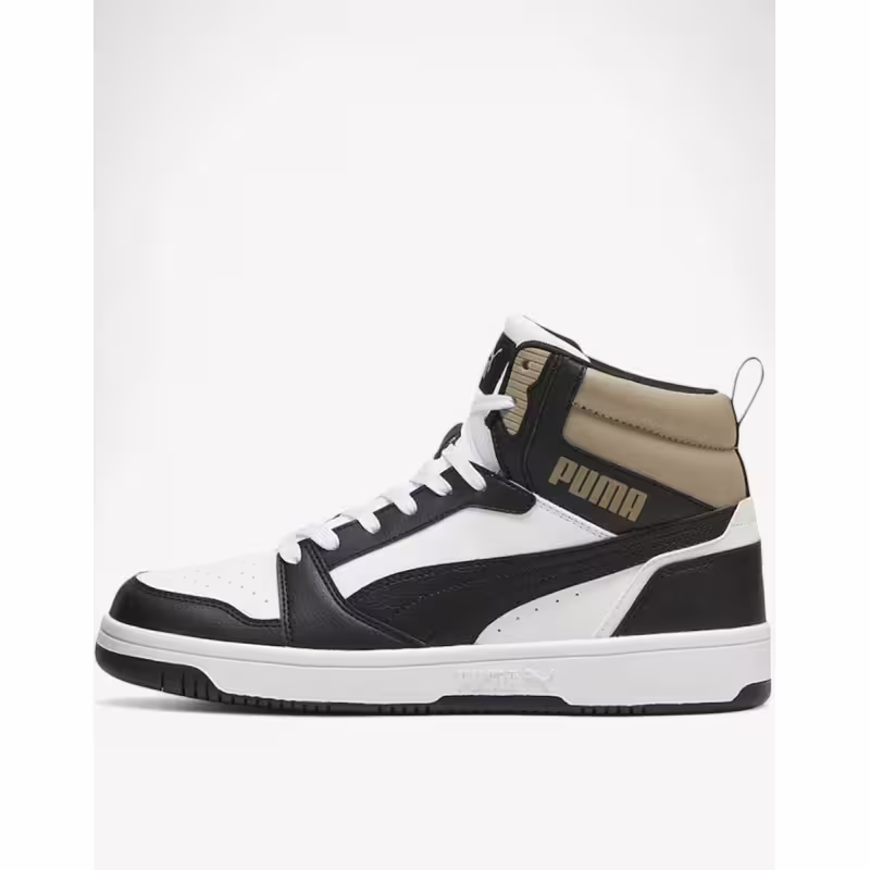 PUMA Rebound V6 Mid Shoes White/Black