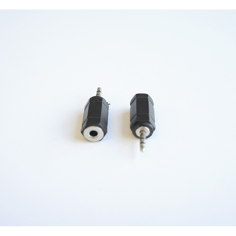 Букса преходна STEREO 3,5mm JACK(ж)/2,5mm JACK(м)