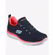 SKECHERS Summits Perfect Views Shoes Navy/Pink