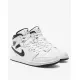 NIKE Air Jordan 1 Mid Shoes White