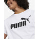 PUMA Essentials Logo Cotton Tee White