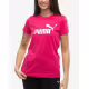 PUMA Essentials Logo Tee Garnet Rose