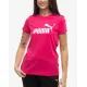 PUMA Essentials Logo Tee Garnet Rose