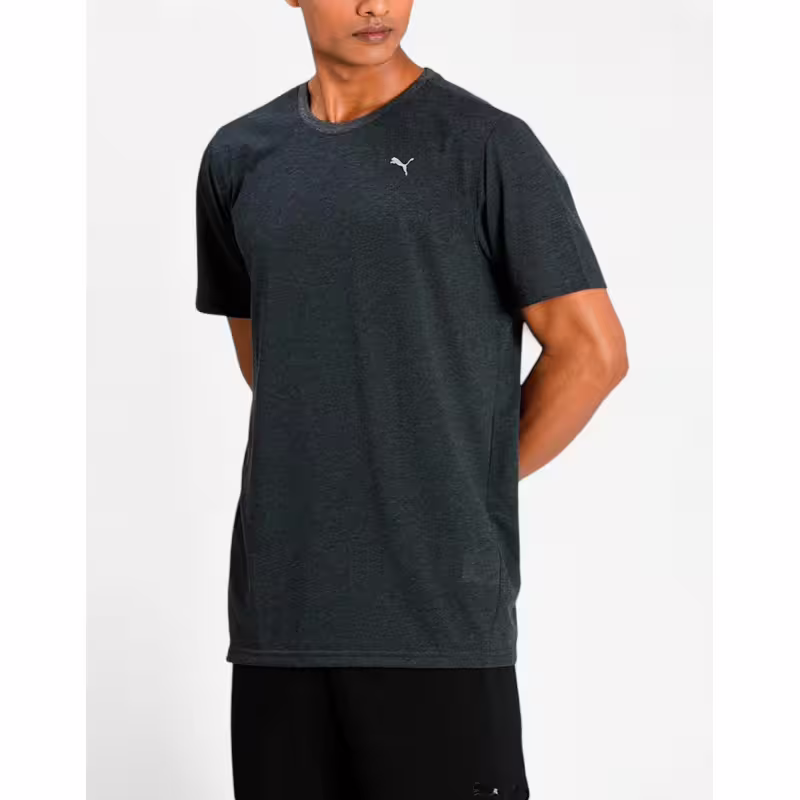PUMA Performance Heather Training Tee Dark Grey