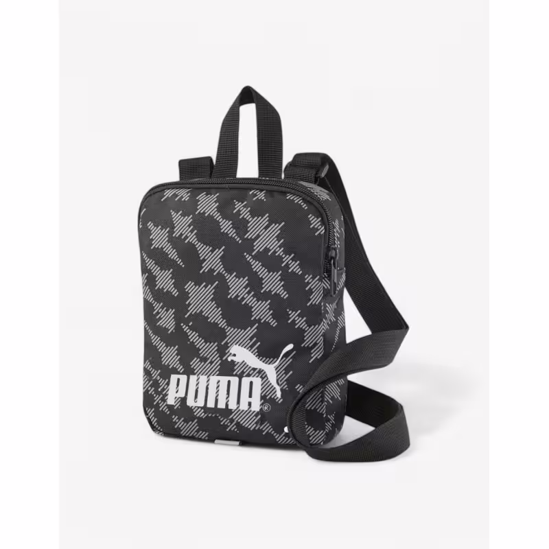 PUMA Phase All Over Printed Portable Bag Black