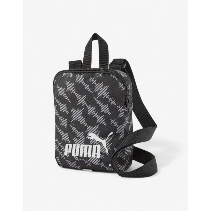PUMA Phase All Over Printed Portable Bag Black