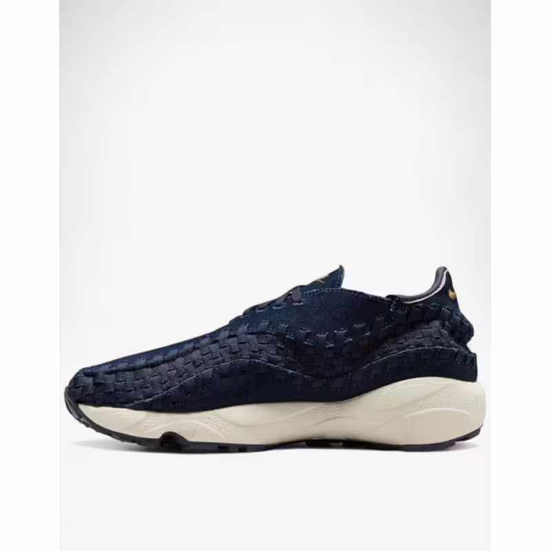 NIKE Air Footscape Woven Shoes Dark Denim