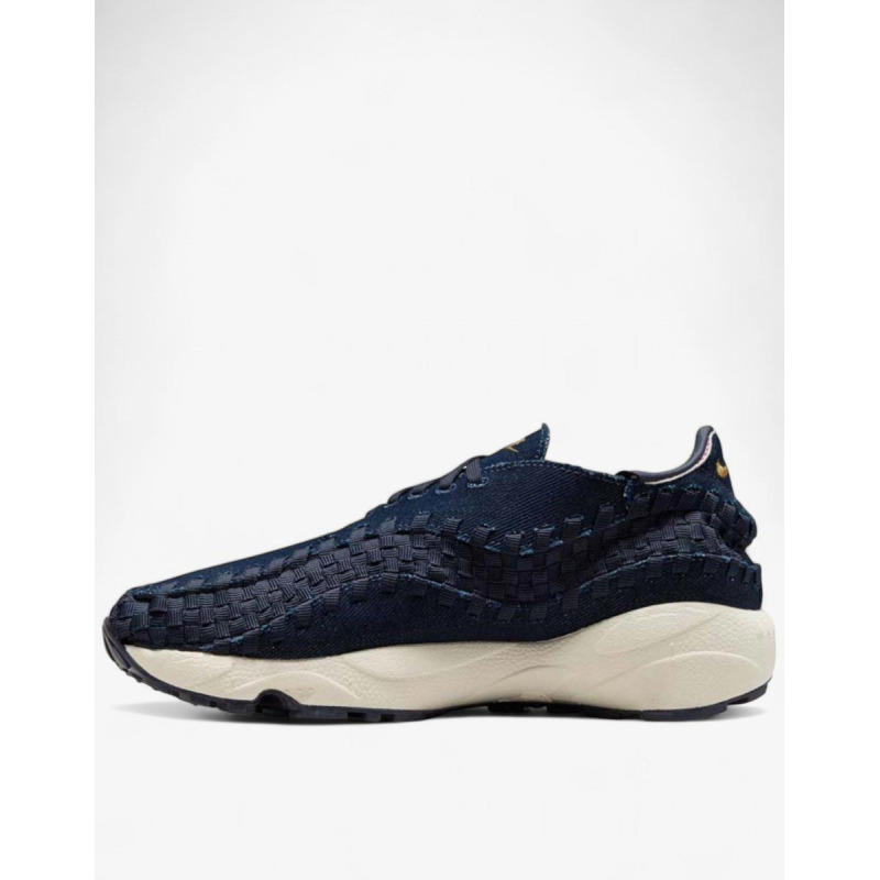 NIKE Air Footscape Woven Shoes Dark Denim