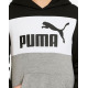 PUMA Essentials+ Colorblock Fleece Hoodie Grey/Black