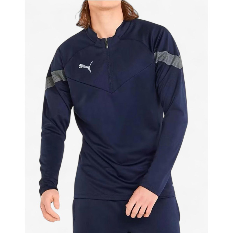PUMA TeamFinal Training 1/4 Zip Sweatshirt Blue