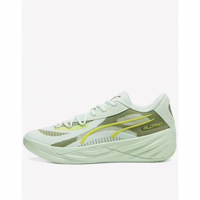 PUMA All-Pro Nitro Basketball Shoes Green