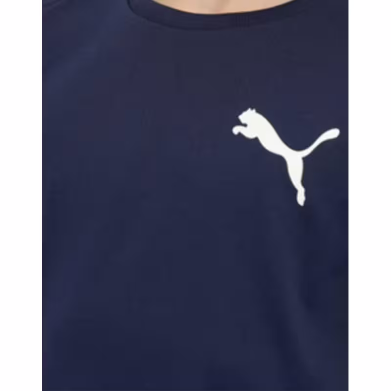 PUMA Active Small Logo Tee Blue