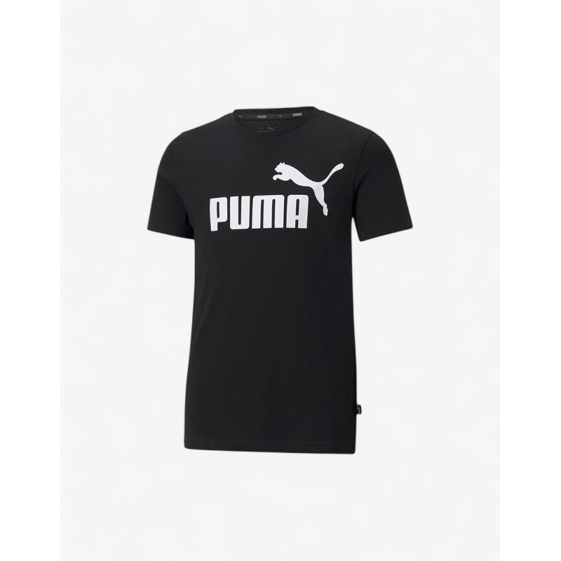 PUMA Essentials Logo Tee Black/White