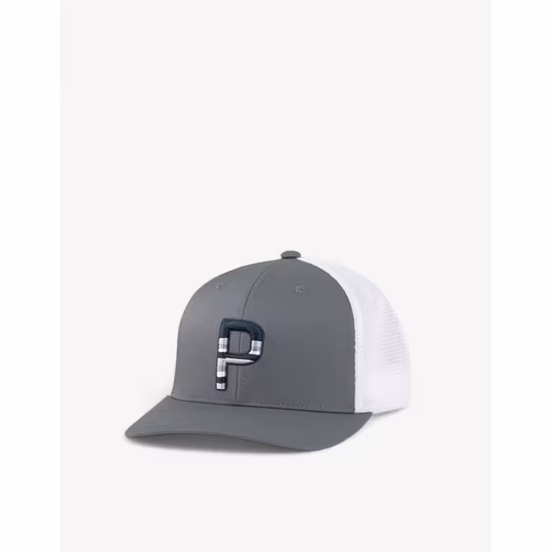 PUMA Sundown Trucker Snapback P Cap Grey/White