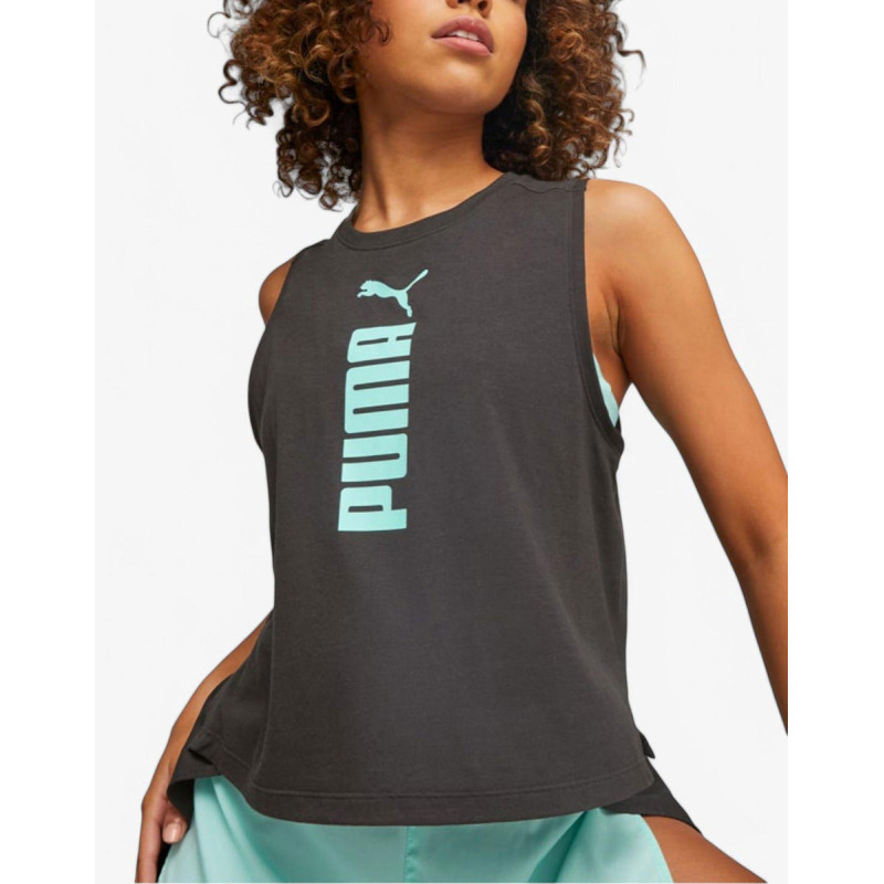 PUMA Fit Tri-Blend Tank Black