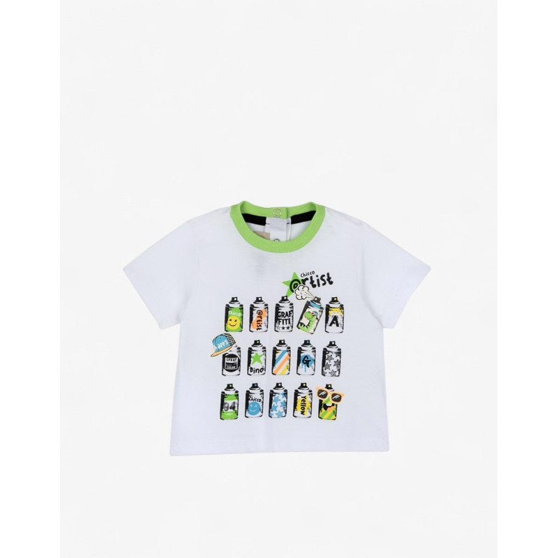 CHICCO Boys Tee White/Green