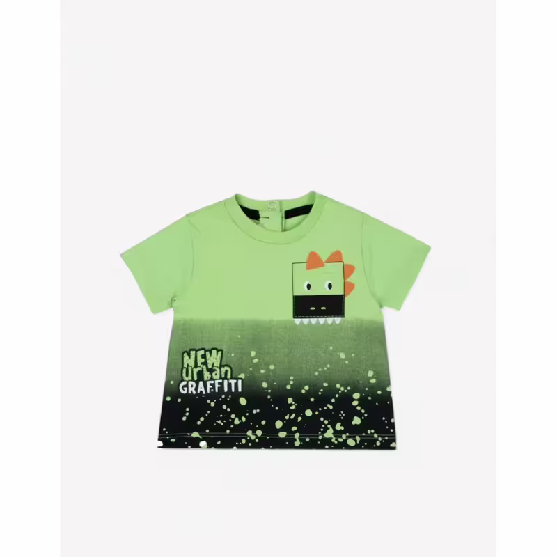 CHICCO Boys Tee Light Green/Black