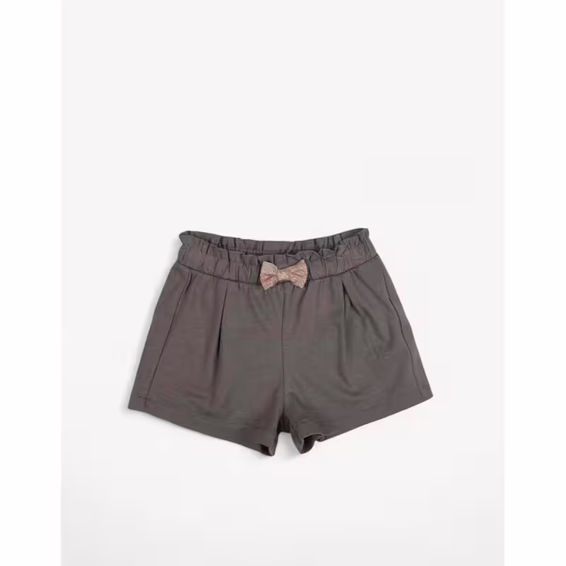 CHICCO Girls Knitted Shorts Medium Grey