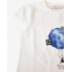 CHICCO Girls Tee White/Blue