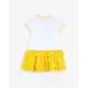 CHICCO Girls Dress White/Yellow