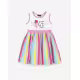 CHICCO Girls Sleeveless Dress Pink Striped