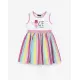 CHICCO Girls Sleeveless Dress Pink Striped