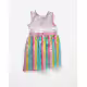 CHICCO Girls Sleeveless Dress Pink Striped