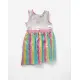 CHICCO Girls Sleeveless Dress Pink Striped