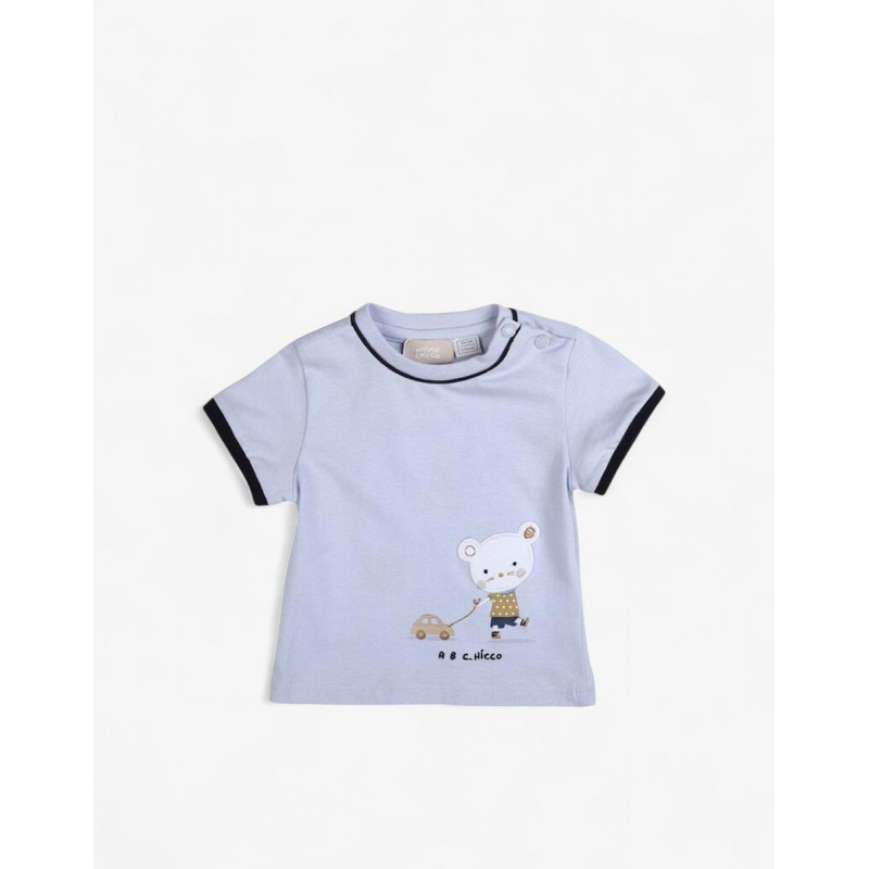 CHICCO Boys Knitted Tee Light Blue