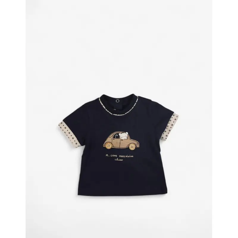 CHICCO Boys Knitted Tee Dark Blue