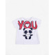 CHICCO Girls Tee White Printed