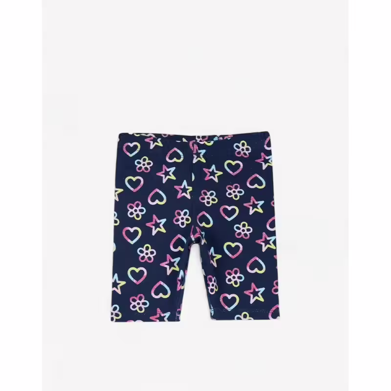 CHICCO Girls Bike Shorts Blue Printed