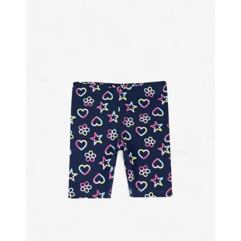 CHICCO Girls Bike Shorts Blue Printed