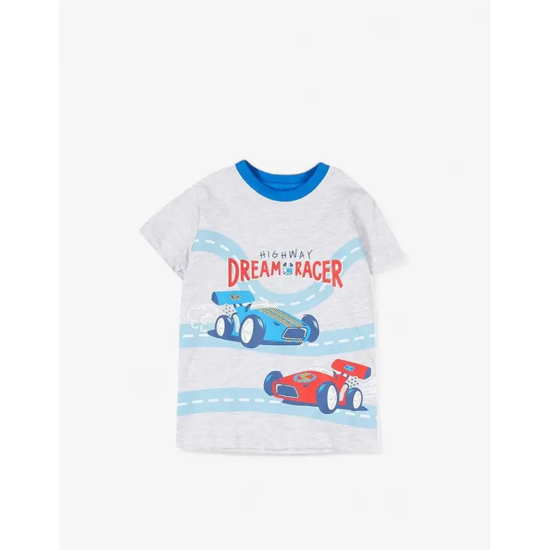 CHICCO Boys Dream Racer Tee Light Grey