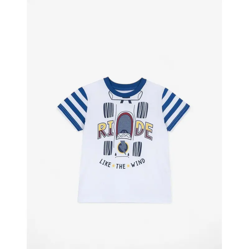 CHICCO Boys Tee White/Blue