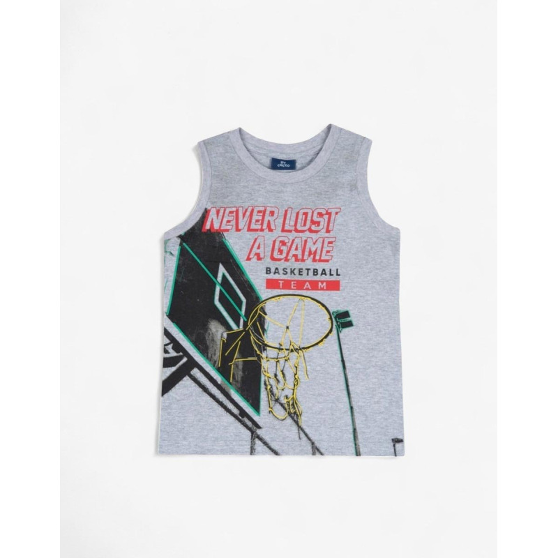 CHICCO Boys Never Lost A Game Tank Light Grey