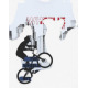 CHICCO Boys Wheelie Sunday Tee White Printed