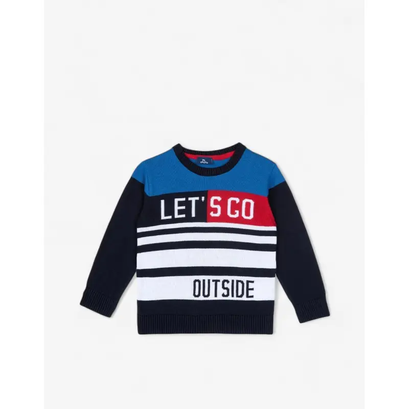 CHICCO Boys Sweatshirt Medium Blue