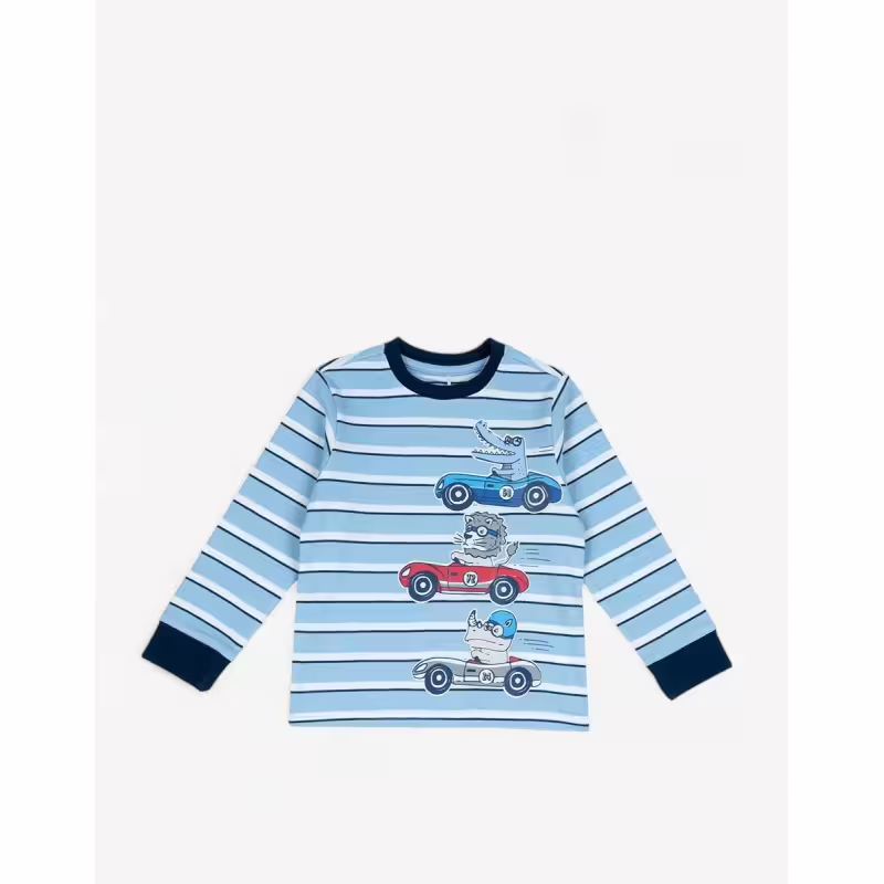 CHICCO Boys Blouse Light Blue Striped