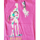 CHICCO Girls Giraffe Tee Dark Pink
