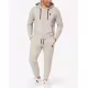 US POLO Full Zip Hooded Tracksuit Grey